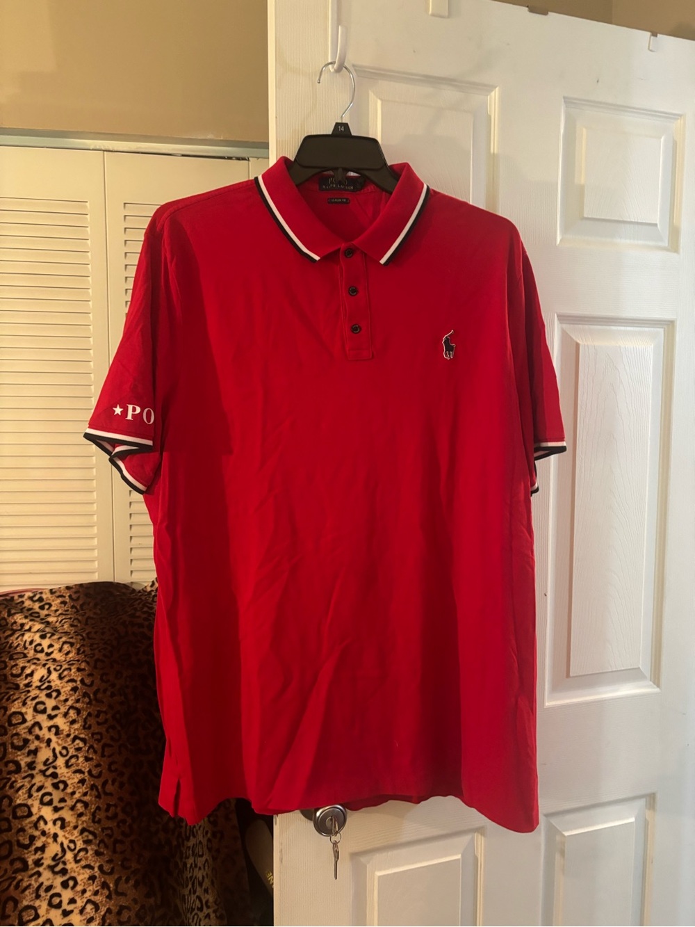 Polo by Ralph Lauren Red Men’s Short-Sleeve Polo Shirt